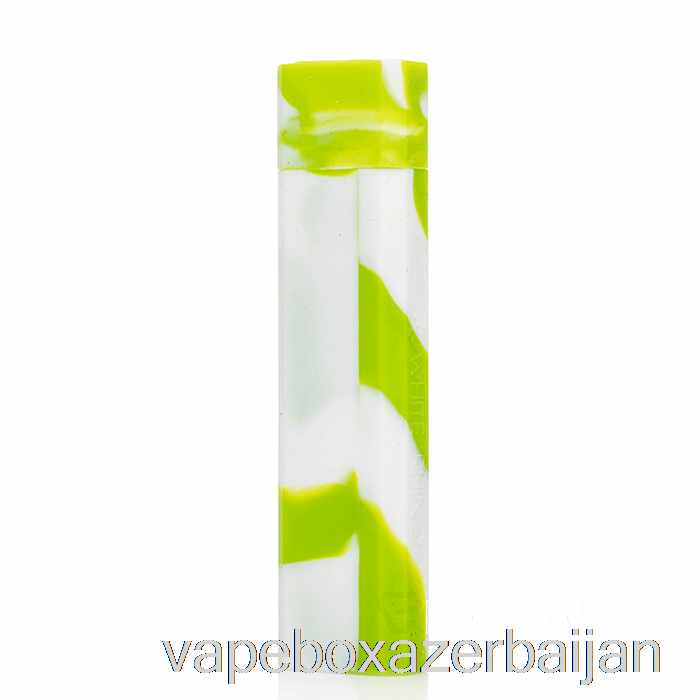 Vape Box Azerbaijan White Rhino Silicone Dab Out [Quartz] Green White (UV Glow)